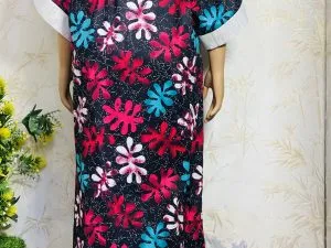 Long Ankara Bubu - One Size Fits Up To Size 18 - Image 2