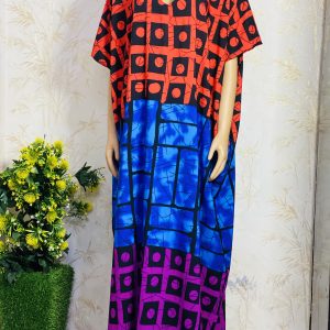 Vintage Crepe Bubu Dress-One Size Fits Up To Size 20