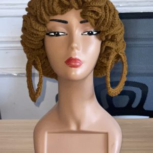 Crochet Ruffle Hat (+Free Crochet Earring )