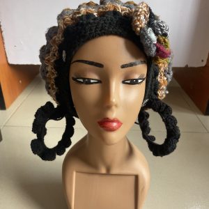 Crochet Beret (+ Free Earring to match)