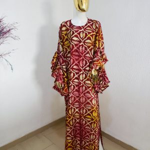 Adebisi Adire Kaftan Long Dress