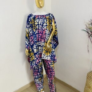 Adenike Adire Ceepe Handkerchief Two-Piece Set