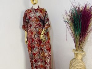 Abiola Kaftan Shirt Dress - One Size Fits all - Image 1