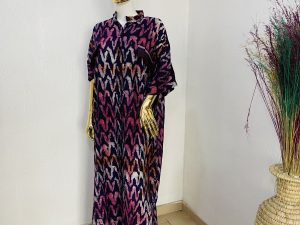 Abiola Kaftan Shirt Dress - One Size Fits all - Image 6