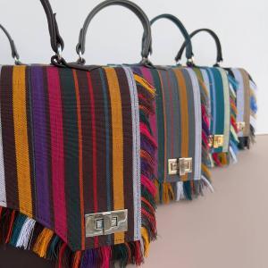 Olanma Asooke and Leather Handbag