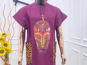 Elegant Men’s African Outfit – Traditional Ankara Dashiki (M–4XL) - Image 2