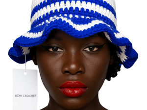 Handmade Unisex Crochet Bucket Hat - Image 7