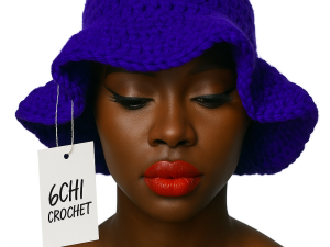 Handmade Unisex Crochet Bucket Hat - Image 9