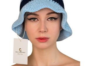 Handmade Unisex Crochet Bucket Hat - Image 12