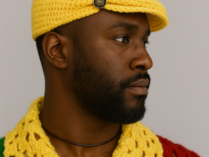 Crochet Papa’s Cap for Men. Size - One Size Fits All - Image 3