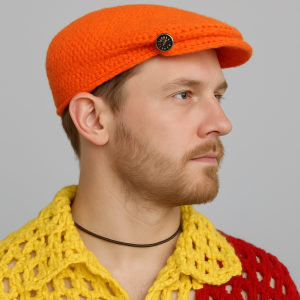 Crochet Papa’s Cap for Men. Size - One Size Fits All