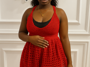 6Chi Dinner Gown (comes with a Bum Short & Free Headband) - Image 1