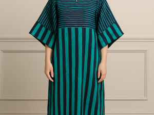 Long Ankara Bubu - One Size Fits Up To Size 20 - Image 1