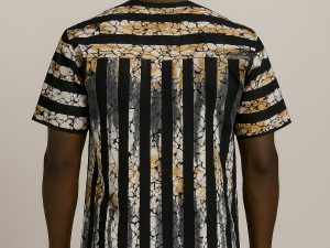 Adeyemi Ankara Short Sleeve Men’s Top - Image 4