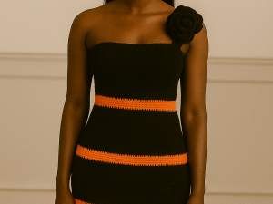 Crochet Evening Dress - Image 3
