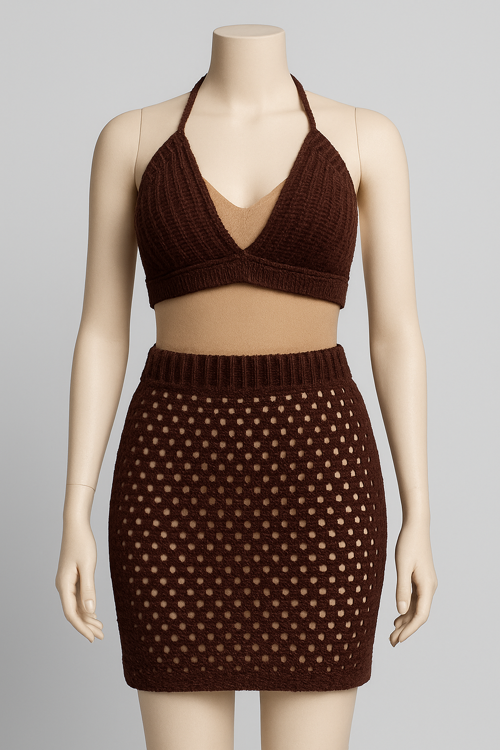 Two Piece Crochet Beach Wear