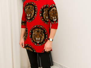 Isi-Agu Shirt With Red Cap (Already Made) - Size XL