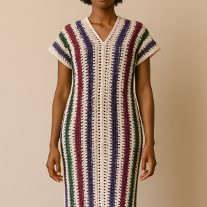 Mesh Styled Crochet Bubu Gown