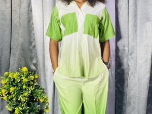 Ombre Crepe 2 Piece -One Size Fits Up To Size 14