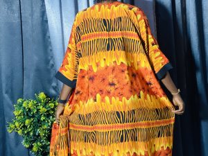 Vintage Crepe Bubu Dress - One Size Fits Up To Size 20 - Image 3