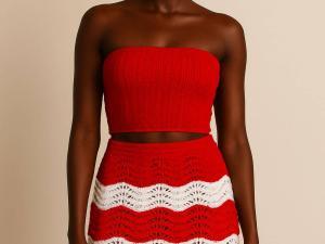 6chi Water Wave Crochet Outfit - Image 3