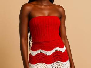 6chi Water Wave Crochet Outfit - Image 4