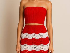6chi Water Wave Crochet Outfit - Image 5