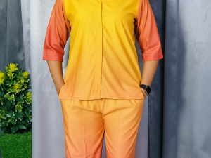 Ombre Crepe 2 Piece - One Size Fits Up To Size 14 - Image 3