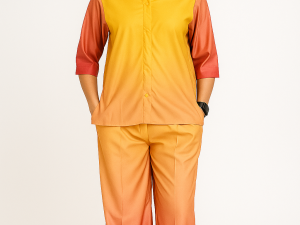 Ombre Crepe 2 Piece - One Size Fits Up To Size 14