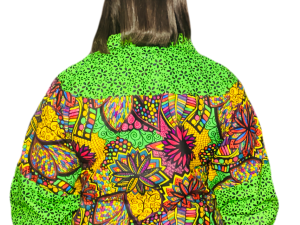 Short Ankara Dress - One Size Fits Up Size 18 - Image 3