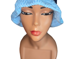Handmade Unisex Crochet Bucket Hat - Image 12