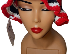 Handmade Unisex Crochet Bucket Hat - Image 8