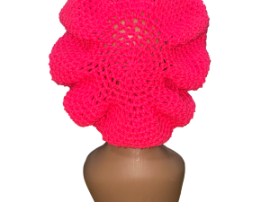 6Chi Crochet Spider Web Hair Bonnet (+ Free Earring to Match) - Image 3