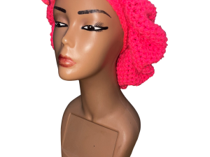 6Chi Crochet Spider Web Hair Bonnet (+ Free Earring to Match) - Image 4