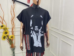 Premium Mens African Aso oke Outfit: Traditional Ankara Dashiki Caftan. Size M-4XL - Image 4