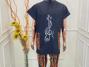 Elegant Men’s African Outfit – Traditional Ankara Dashiki (M–4XL)