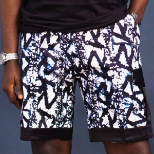 Zamani Unisex Ankara Combat Shorts M-4XL