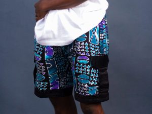 Zamani Unisex Ankara Combat Shorts M-4XL